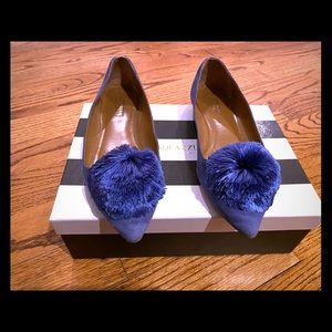 Aquazzura Puffball Flats